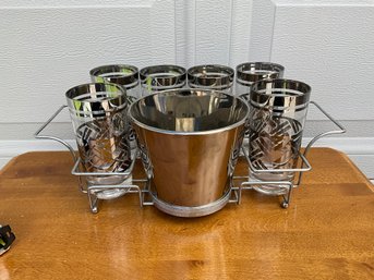 Mid Century Cocktail Caddy