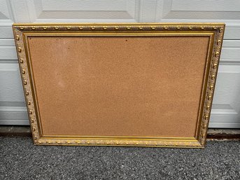 Gold Framed Peg Board
