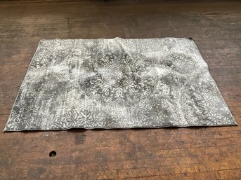 Gray And White Area Rug