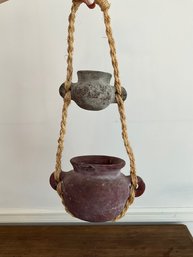 Decorative Primitive Hanging Pots