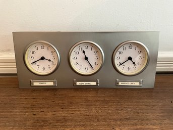 World Time Wall/Table Clock