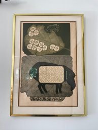 20th Century Ruth Bess Tapir Gourmand Etching And Aquatint