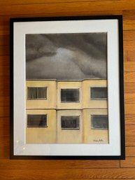 Edin Morales 'windows' Signed Pastel