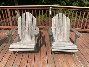 Outdoor Classics Teak Adirondack Chairs