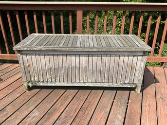 Outdoor Teak Storage Chest