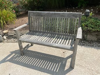 Teak Outdoor Bench