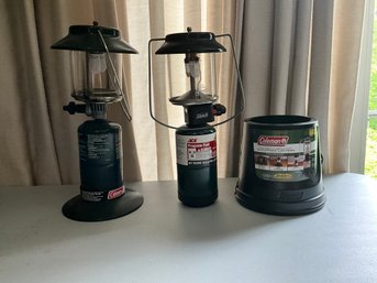 Coleman Propane Camping Lanterns Incl. Cover