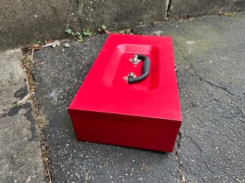 Red Metal Toolbox