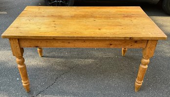 Knotty Pine Dining Table