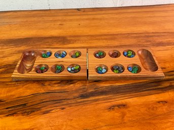 Mancala Board Game Incl. Stones