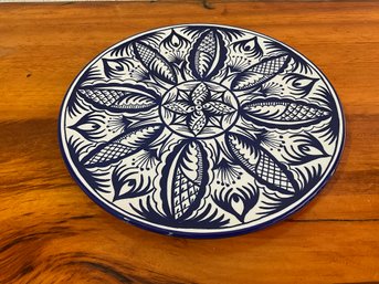 Platart.S.L Decorative Blue And White Charger
