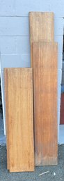 Grouping Of Mahogany Wood Boards