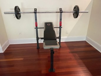 Weight Bench By Cap Strength Incl. Weights