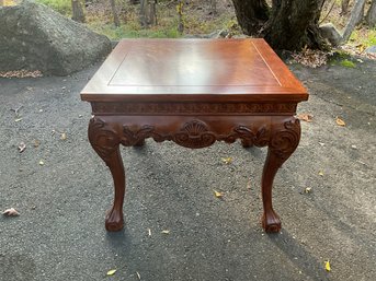 Ball In Claw Foot Side Table