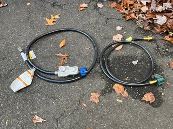 (2) Propane/gas Hoses