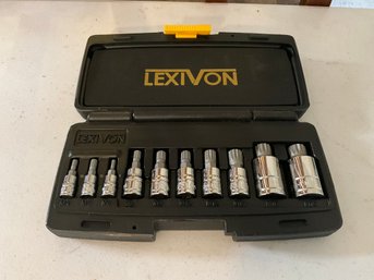 LEXIVON XZN Triple Square Spline Bit Socket Set