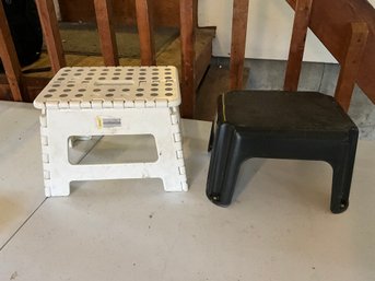 (2) Small Step Stools