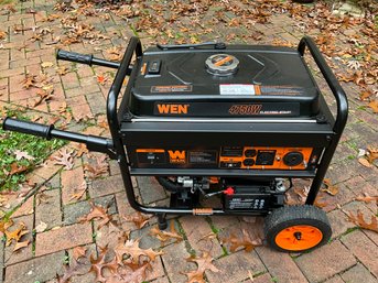 WEN 4750W Electric Start/Gas Generator - Model No. 56475