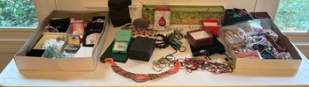 Large Grouping Of Miscellaneous Jewelry And Watches