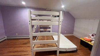 Kids Trundle Bunk Bed