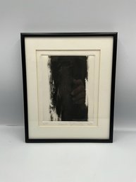 Vintage Black And White Woodblock Print