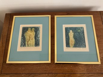 Herman Figural Woodblock Prints