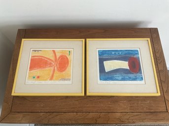 Pair Of Woodblock Prints