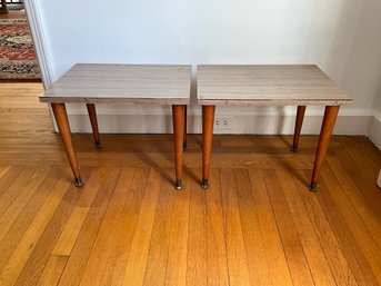 Pair Of Mid-century End Tables