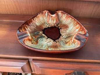 Mid-century Drip Glaze Ashtray