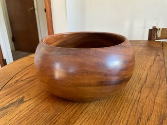 Wood Grain Centerpiece Bowl