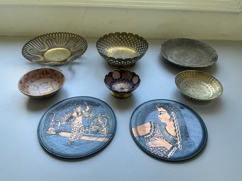 Grouping Of Decorative Plates, Bowls And Chargers