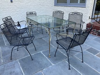 Wrought Iron Patio Table And Chairs