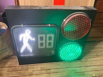 Traffic Light Illuminiated Sign