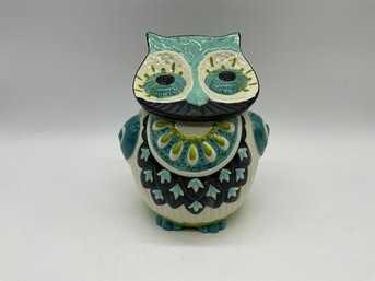 Decorative Ceramic Owl Jar