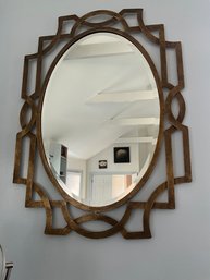 Margutta Gold Oval Mirror