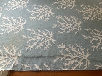 Blue And White Area Rug