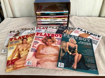 Grouping Of 1993-2006 Playboy Magazines