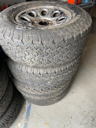 (4) Chevy Silverado, Sierra, Suburban Rims And Tires