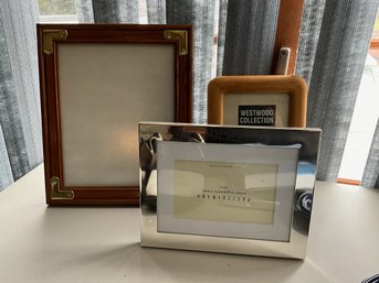 Grouping Of Picture Frames Incl. Pottery Barn
