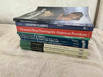 Grouping Of Woodworking Books