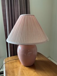 Pink Ceramic Table Lamp