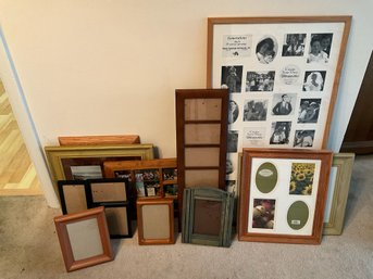 Grouping Of Picture Frames Incl. Collage Frames