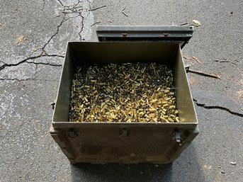 Miscellaneous Fired Range Brass Including Metal Case