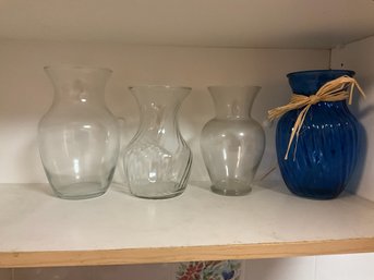 Grouping Of Small Flower Vases