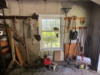 Grouping Of Miscellaneous Hand Tools And Garage Items