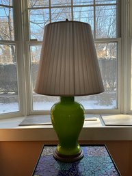 Green Glass Lamp