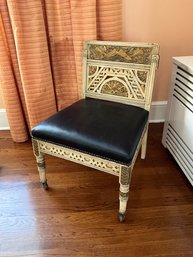 Gold And Silver Side Chair