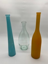 Grouping Decorative Glass Vases