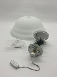 Hunter Flush Mount Ceiling Fan Light Fixture