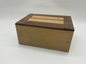 Decorative Wood Lidded Box